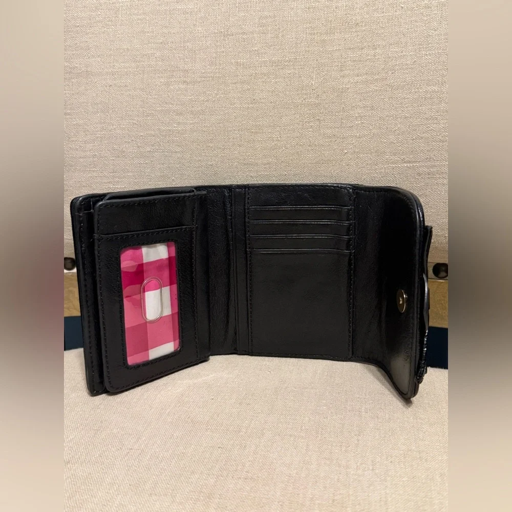 Betsey Johnson Vintage Leather Black Bow Wallet